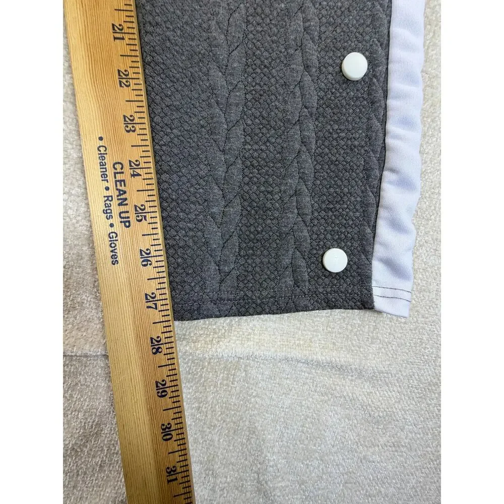Carhartt Women's Large Gray Cable Knit Sweatpants Lounge Casual Workwear Pants - Picture 6 of 10